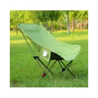 Складний туристичний стілець MA560green 45×93×58 см зелений до 200 кг • Крісло для пікніка, риболовлі, кемпінгу та відпочинку на природі