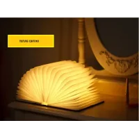Складна LED лампа-книжка з акумулятором 14,5*10,5*2,5см ∙ Світильник - нічник у формі книги з регульованою яскравістю