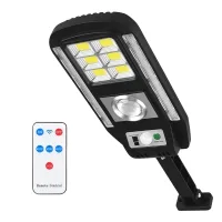 Прожектор LED настінний CL-728 сенсорний вуличний із сонячною панеллю та пультом ∙ Вуличний сонячний світильник CL-728 з датчиком руху та пультом
