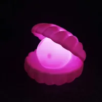 Нічник Мушля з перлиною Perl Light · LED світильник настільний бездротовий з USB зарядкою