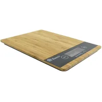 Ваги кухонні електронні Domotec MS-A Wood із сенсорним дисплеєм та платформою з дерева, до 5 кг