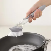 Багатофункціональна щітка Decontamination Wok Brush для миття та чищення з дозатором