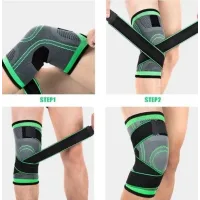 Бандаж колінного суглоба KNEE SUPPORT ∙ Наколінник еластичний ∙ Ортез ∙ Фіксатор коліна