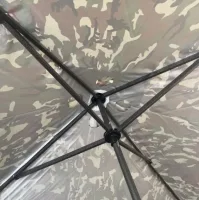 Торговий зонт 2x3 з клапаном і напиленням на чорному металі камуфляж • Великий вуличний зонт для торгівлі, ринку та виїзного продажу • Прямокутний зонт від сонця та дощу