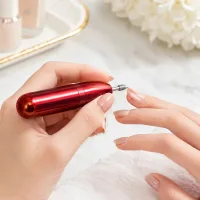 Фрезер для маникюра и педикюра Flawless Salon Nails красный • Портативная машинка для ногтей с насадками для домашнего ухода