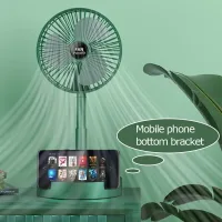 Портативний міні вентилятор для дому Telescopic Folding Fan · Складаний настільний вентилятор з USB зарядкою