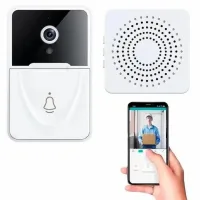 Бездротовий дверний WIFI дзвінок Doorbell X9 · Відеодомофон з Wi-Fi камерою та датчиком руху