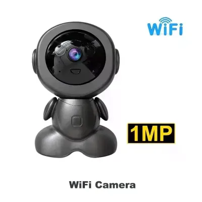 Настільна поворотна IP WiFi камера Q1 • Бездротова камера відеоспостереження з нічним баченням, мікрофоном і записом на карту пам’яті