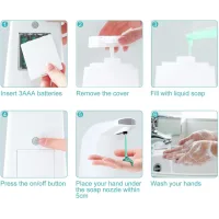 Диспенсер для мила Auto Foaming Soap Dispenser ∙ Сенсорний дозатор для рідкого мила auto foaming hand wash