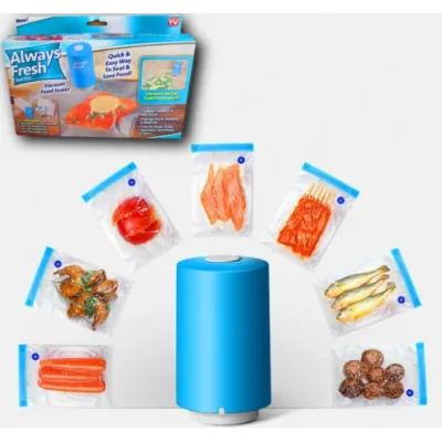 Вакуумный упаковщик для еды Vacuum Sealer Always Fresh Бытовой мини вакууматор