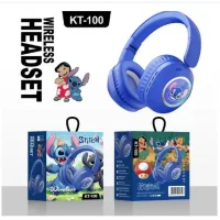 Бездротові навушники Стіч KT-100 з Bluetooth та мультяшним дизайном ∙ Навушники Стіч KT-100 для музики та дзвінків