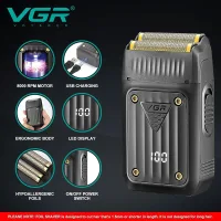 Електробритва VGR V-363 з USB-зарядкою та акумулятором ∙ Бритва VGR V-363 – сіткова електробритва для подорожей