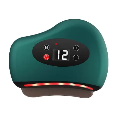 Вібраційний масажер – скребок для тіла Gua Sha Electric · Інфрачервоний бездротовий електромасажер Гуаша з підігрівом та USB зарядкою