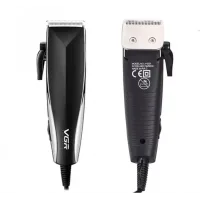 Професійна машинка для стрижки волосся від мережі VGR V-033 USB Pro, 9 Вт з насадками 3-12 мм і ножицями в комплекті