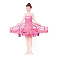 Літаюча лялька-дрон AND V6 • Інтерактивна фея AND V6 із сенсорним керуванням, підсвіткою, музикою та Type-C заряджанням
