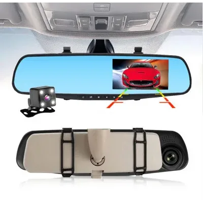 Відеореєстратор - дзеркало Dvr L9000 Full HD Автомобільний реєстратор із двома камерами