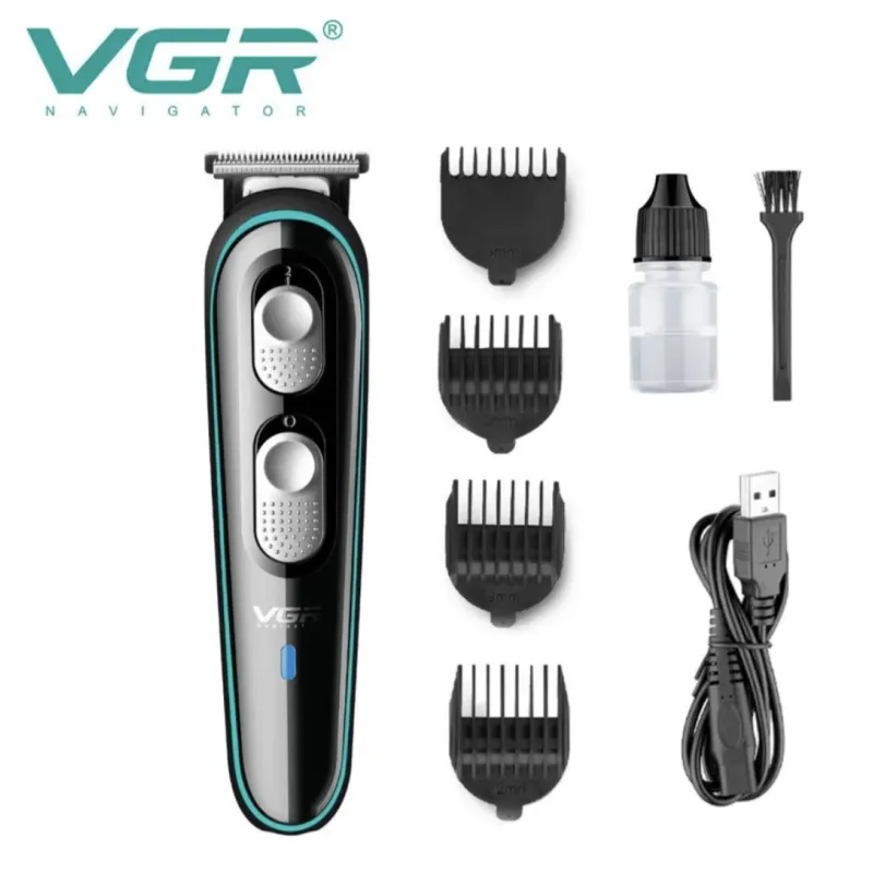 Тример для бороди та вусів V-055 ∙ Машинка для стрижки VGR V-055