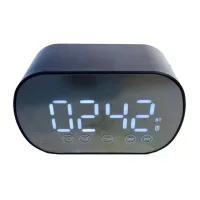 Bluetooth колонка с часами S15 BT ∙ Портативная беспроводная колонка с будильником, FM-радио, LED-дисплеем и поддержкой microSD