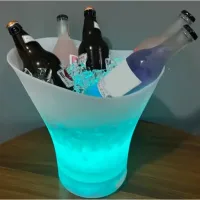 Световое ведро для льда Bucket Light с Bluetooth • LED ведро для напитков, бара, вечеринки, пикника и сервировки