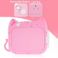 Графічний планшет для дітей Cat Ears 10″ · Багаторазова електронна дошка з РК дисплеєм та ручкою-стилусом · Дитячий планшет для письма та малювання
