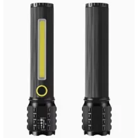 Ручний ліхтар із боковим підсвічуванням BL C63 COB+USB Charge ∙ Ліхтарик ручний BL-C63 COB із USB-зарядкою