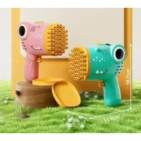 Дитячий автоматичний пістолет-кулемет для мильних бульбашок Bubble Blaster AND 636-73 • Іграшка Bubble Gun для вулиці, свят і активних ігор