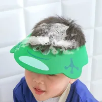 Дитячий регульований козирок для миття голови та стрижки Baby Shower Cap · Захисна шапочка для купання дитини