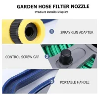 Гнучкий поливальний шланг Garden Hose 10 м • Розтяжний шланг для саду, городу та дачі з універсальним підключенням