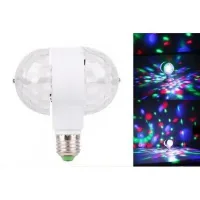 Диско - лампа с вращающимся патроном Led lamp RGB Диско шар