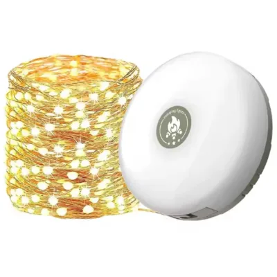 Ліхтар для кемпінгу з гірляндою 20 м USB, арт. 38-543