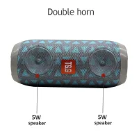Портативна стереоколонка Bluetooth T&G TG117 для відпочинку ∙ Бездротова водостійка Bluetooth-колонка TG-117 для дому