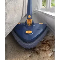 Інноваційна регульована швабра Triangle MOP ∙ Трикутна швабра з віджимом та поворотом на 360