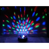 Світлодіодний диско шар Led Party Light Magic Ball RGB кольорова музика з пультом ДУ