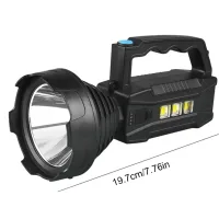 Універсальний LED ліхтар 8809T з COB панеллю та сонячною зарядкою