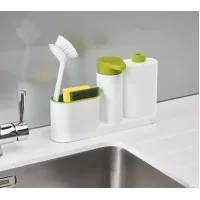 Органайзер для кухні Sink Tidy Set 3 в 1 Дозатор миючих засобів + дозатор мила + тримач кухонного приладдя