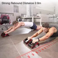 Ролери для фітнесу та спорту Lutino Wheel rollers push up Bars Workout ∙ Упори – ролики для віджимань, зміцнення преса та всього тіла