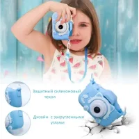 Противоударный цифровой детский фотоаппарат игрушка, видеокамера Котик Smart Kids Camera 3 Series