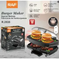 Сендвіч-мейкер RAF R.2535 1000 Вт 10pcs • Електрична бургерниця з двостороннім нагрівом та антипригарним покриттям