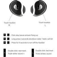 Бездротові Bluetooth-наушники MDR HBQ SE6 TWS ∙ Наушники TWS HBQ SE6 бездротові легкі кристально чистий звук