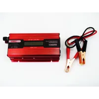 Перетворювач 12V-220V 1000W Інвертор напруги з LCD дисплеєм