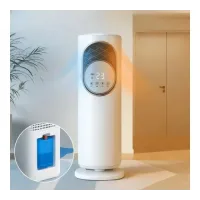 Вентилятор підлоговий побутовий DOMOTEC MS-1630 White для дому та офісу • Потужний вентилятор для кімнати, спальні та квартири • Підлоговий вентилятор для охолодження і циркуляції повітря