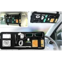 Автомобильный органайзер Grid-it! Organizer Vehicle Storage Многофункциональный холдер на козырёк авто ∙ Чёрный