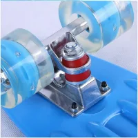 Пенні борд Penny board Дитяча скейт дошка з підсвіткою колес Fish Skateboards