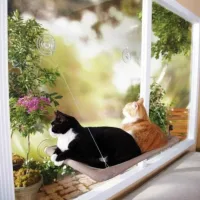 Подвесная лежанка - гамак для котов Window Mounted Cat Bed