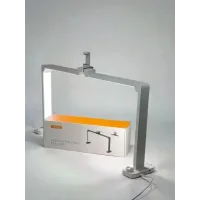 Професійна настільна LED-лампа F-800E 40W біла • Прямокутна лампа для манікюру, робочого столу, салону краси та косметолога 3500Lm