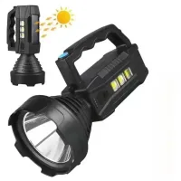 Універсальний LED ліхтар 8809T з COB панеллю та сонячною зарядкою