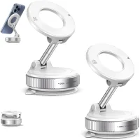 Автомобільний тримач для телефону JoyPro Magnetic Holder • Універсальний магнітний автотримач із вакуумною присоскою та обертанням 360°