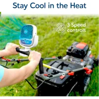 Акумуляторний вентилятор Arctic Cool Clamp з прищіпкою та USB-зарядкою • Портативний вентилятор Arctic Cool Clamp на затискачі для дому, офісу, коляски, авто та відпочинку