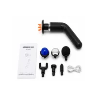 Перкусійний масажер MASSAGE GUN TV-SH-11 • Масажний пістолет для м'язів тіла, спини, рук і ніг для домашнього масажу