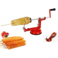 Машинка для спиральной нарезки картофеля Spiral Potato Slicer ∙ Картофелерезка ∙ Овощерезка ∙ Мультирезка спиралью